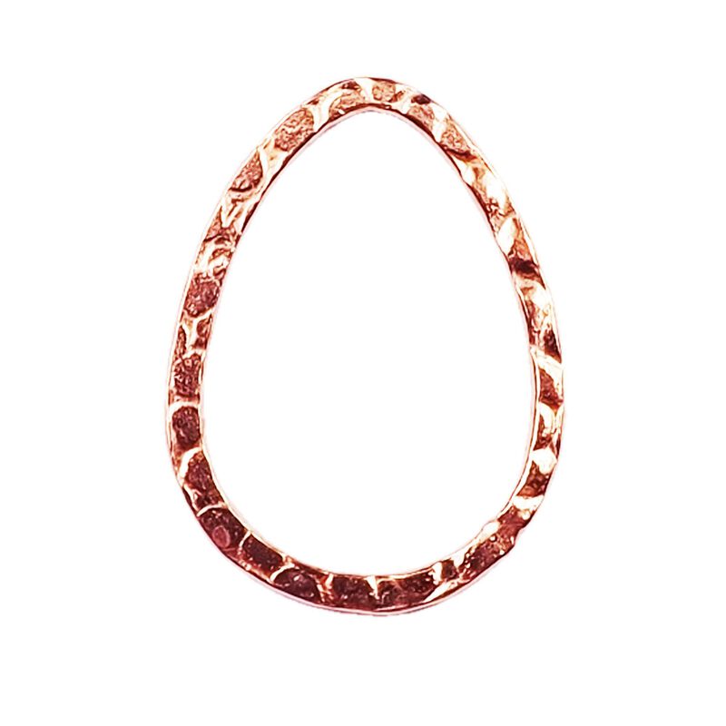 Rose Gold Overlay Chandelier Earring Finding Big /& Small Round Ring Shape FRG-16